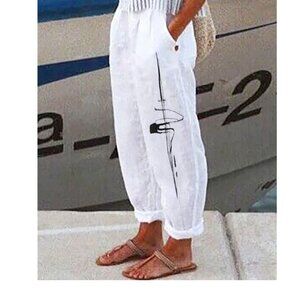 Casual Loose Floral pants With Pockets